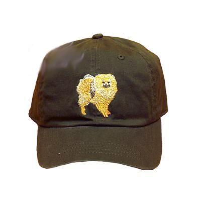Cap 100% Cotton with Embroidered Pomeranian Cap 100% Cotton with Embroidered Pomeranian
