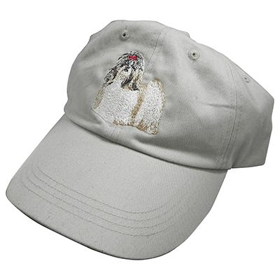 Cap 100% Cotton with Embroidered Shih Tzu Cap 100% Cotton with Embroidered Shih Tzu
