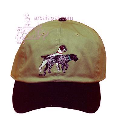 Cap 100% Cotton with Embroidered German Wire Hair Pointer Cap 100% Cotton with Embroidered German Wire Hair Pointer