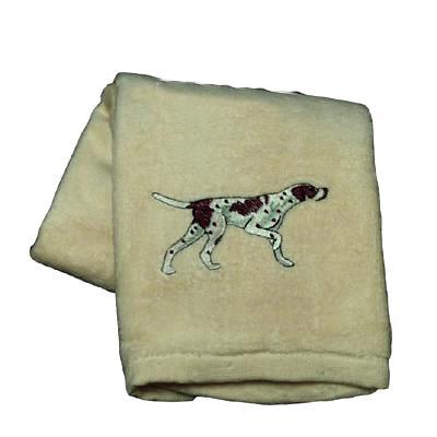 Cotton Terry Cloth Dog Hand Towel with English Pointer Cotton Terry Cloth Dog Hand Towel with English Pointer