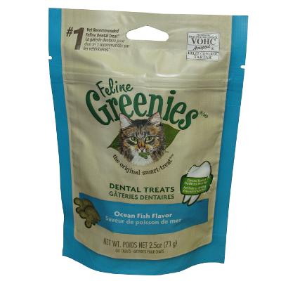 Greenies Feline Ocean Fish 2.5 oz For Cats Greenies Feline Ocean Fish 2.5 oz For Cats