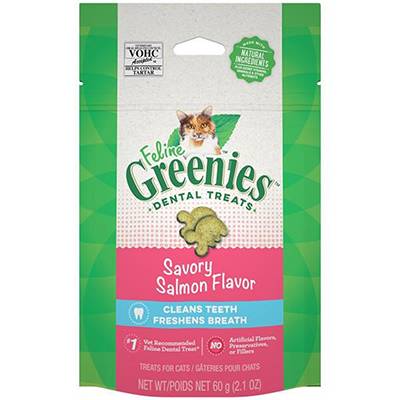 Greenies Feline Savory Salmon 2.5 oz For Cats Greenies Feline Savory Salmon 2.5 oz For Cats