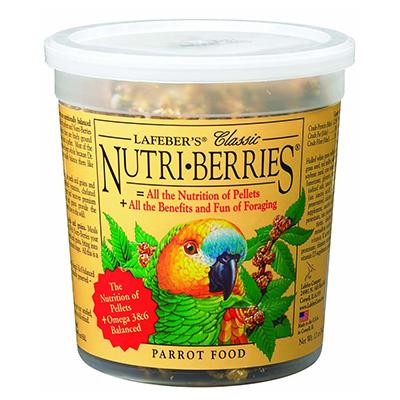 Lafeber NutriBerries Parrot 10 ounce Food Click for larger image