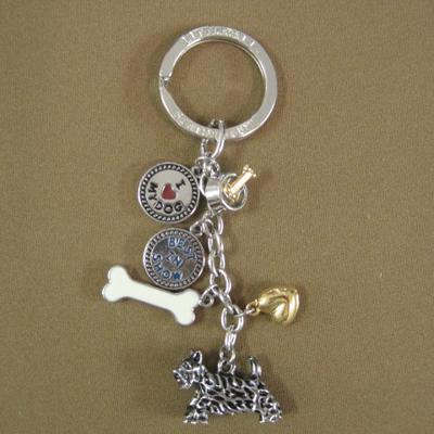 Key Chain Scottish Terrier with 5 Charms