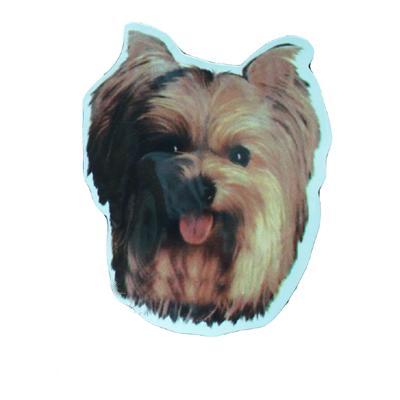 Vinyl Dog Magnet with Yorkshire Terrier Small