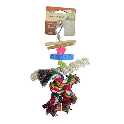 Penn Plax Combo Kabob Small Bird Toy Click for larger image Penn Plax Combo Kabob Small Bird Toy Click for larger image