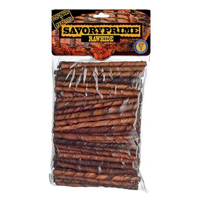 Rawhide Twist Basted 100 Pack Dog Chew Click for larger image