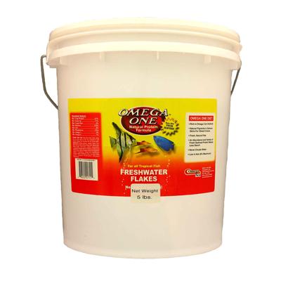 Omega One Freshwater Flake Fish Food Bulk 5 lb Size Click for larger image Omega One Freshwater Flake Fish Food Bulk 5 lb Size Click for larger image