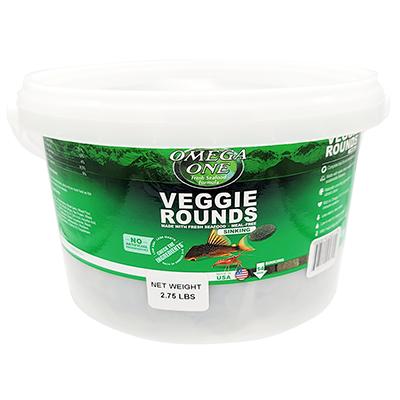 Omega One Veggie Rounds Fish Food 2.75 lb Bulk Economy Size Click for larger image Omega One Veggie Rounds Fish Food 2.75 lb Bulk Economy Size Click for larger image