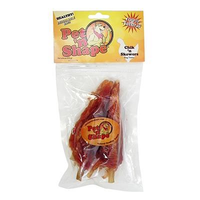 Chik N' Skewers Chicken Filet with Rawhide Dog Treat Chik N' Skewers Chicken Filet with Rawhide Dog Treat