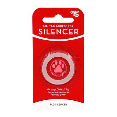 Circle ID Tag Silencer Large Click for larger image Circle ID Tag Silencer Large Click for larger image
