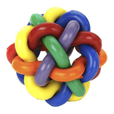 Nobbly Wobbly Ball Large 4-inch Dog Toy Click for larger image Nobbly Wobbly Ball Large 4-inch Dog Toy Click for larger image