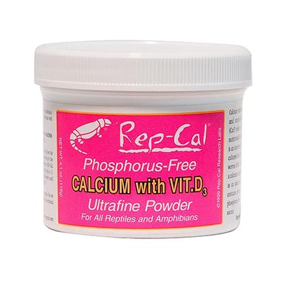 Rep-Cal Phosphorus-Free Calcium with VIT.D3 Click for larger image Rep-Cal Phosphorus-Free Calcium with VIT.D3 Click for larger image
