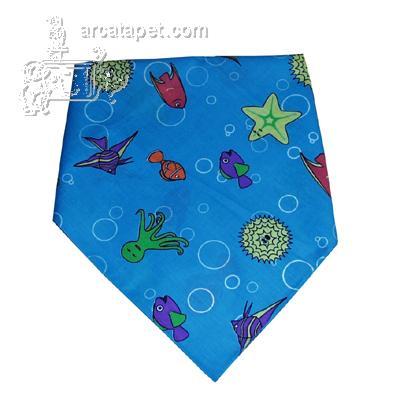 Dog Bandana Cartoon Sea Creatures Dog Bandana Cartoon Sea Creatures