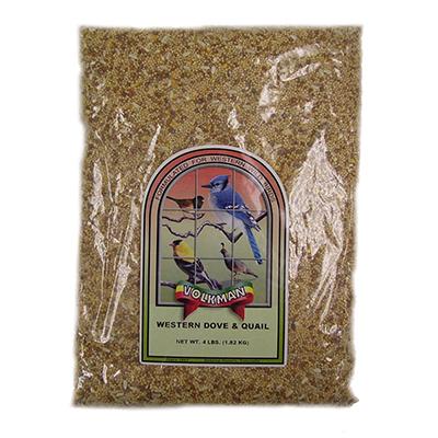 Volkman Western Dove and Quail Wildbird Mix 4lb Click for larger image Volkman Western Dove and Quail Wildbird Mix 4lb Click for larger image
