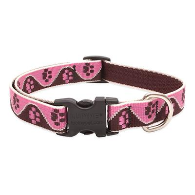 Dog Collar Adjustable Nylon Tickled Pink 9-14 inch Click for larger image Dog Collar Adjustable Nylon Tickled Pink 9-14 inch Click for larger image