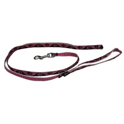 Lupine Nylon Dog Leash 6-foot x 1/2-inch Tickled Pink Lupine Nylon Dog Leash 6-foot x 1/2-inch Tickled Pink