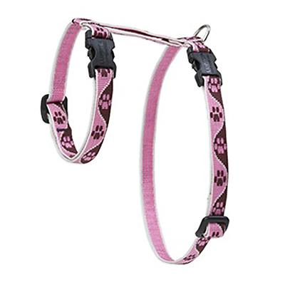 Nylon Dog Harness Tickled Pink 9-14 inch H-Style Nylon Dog Harness Tickled Pink 9-14 inch H-Style