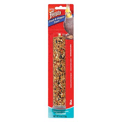 Kaytee Cockatiel Fruit and Vegetable Treat Sticks Click for larger image Kaytee Cockatiel Fruit and Vegetable Treat Sticks Click for larger image