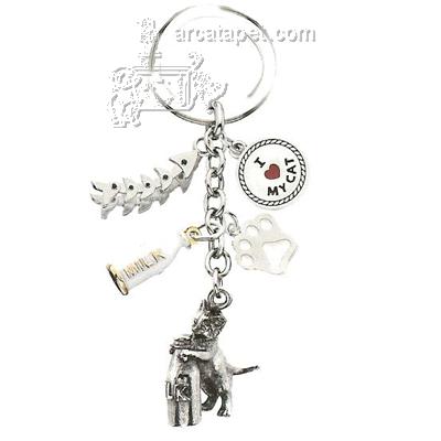 Key Charms Kitten and Bottle Click for larger image Key Charms Kitten and Bottle Click for larger image
