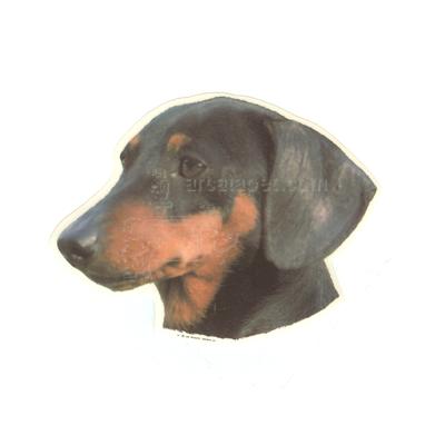 Double Sided Dog Decal Dachshund Double Sided Dog Decal Dachshund