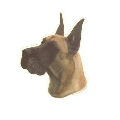 Double Sided Dog Decal Great Dane Double Sided Dog Decal Great Dane
