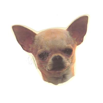 Double Sided Dog Decal Chihuahua Double Sided Dog Decal Chihuahua