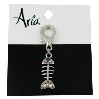 Aria Glitter Fish Charm Pink Aria Glitter Fish Charm Pink