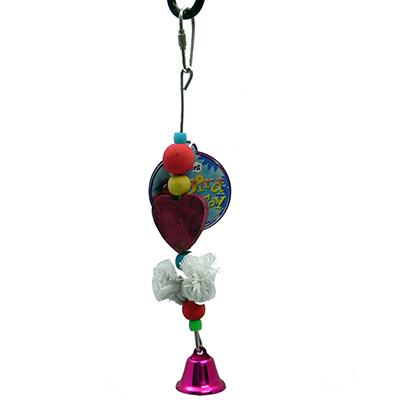 Bird Brainers Mini Beads Heart Rope Small Bird Toy Bird Brainers Mini Beads Heart Rope Small Bird Toy