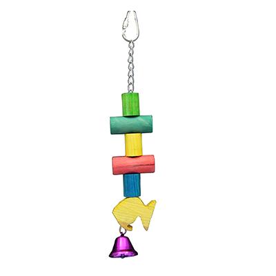 Bird Brainers Wood Beads with Fish Bird Toy Bird Brainers Wood Beads with Fish Bird Toy