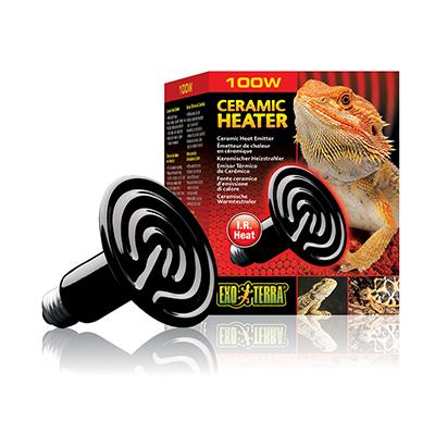 Exo Terra Ceramic Terrarium Heat Bulb 100 watt Exo Terra Ceramic Terrarium Heat Bulb 100 watt