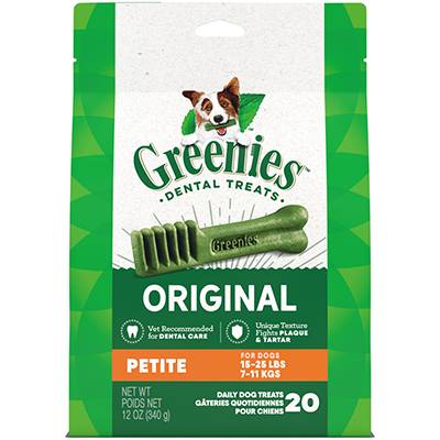 Greenies Petite Size Dog Dental Treat 20 Pack Click for larger image Greenies Petite Size Dog Dental Treat 20 Pack Click for larger image