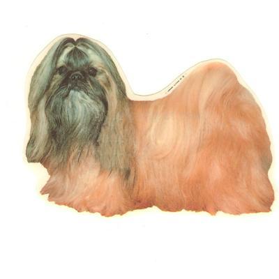 Double Sided Dog Decal Shih Tzu Double Sided Dog Decal Shih Tzu