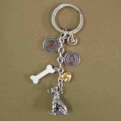 Key Chain Minature Pinscher with 5 Charms Key Chain Minature Pinscher with 5 Charms
