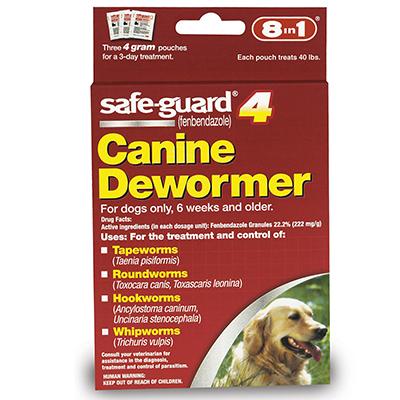 Safe-Guard Canine Dewormer 4 Gram 3 Pack Safe-Guard Canine Dewormer 4 Gram 3 Pack
