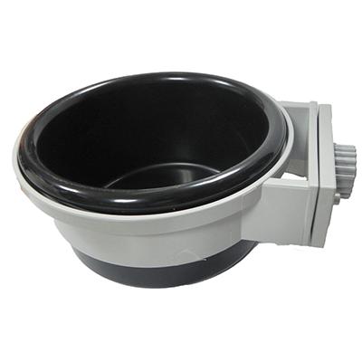 Bolt-On Animal Cage Crock Large Black 28 oz Click for larger image