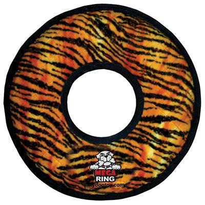 MEGA Tuffy's Rumble Ring-Tiger Print Dog Toy MEGA Tuffy's Rumble Ring-Tiger Print Dog Toy