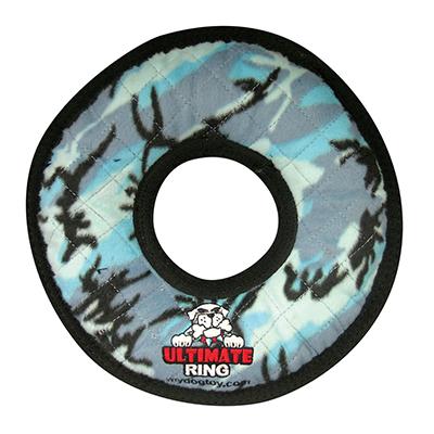 Tuffy's Ultimate Rumble Ring Blue Camo Dog Toy Tuffy's Ultimate Rumble Ring Blue Camo Dog Toy