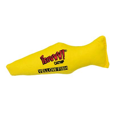 Yeowww! Yellow Catnip Fish Cat Toy Yeowww! Yellow Catnip Fish Cat Toy