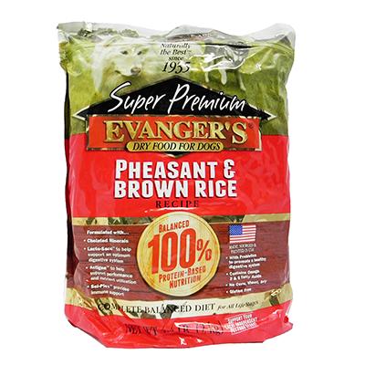 Evangers Pheasant and Rice Dog Food 4.4 lb Evangers Pheasant and Rice Dog Food 4.4 lb