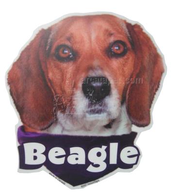 6-inch Vinyl Dog Decal Beagle Picture Click for larger image