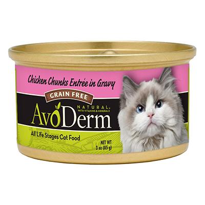 AvoDerm Select Cuts Chicken Chunks Canned Cat Food case Click for larger image AvoDerm Select Cuts Chicken Chunks Canned Cat Food case Click for larger image