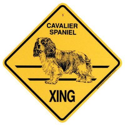 Xing Sign Cavailer Spaniel Plastic 10.5 x 10.5 inches Xing Sign Cavailer Spaniel Plastic 10.5 x 10.5 inches
