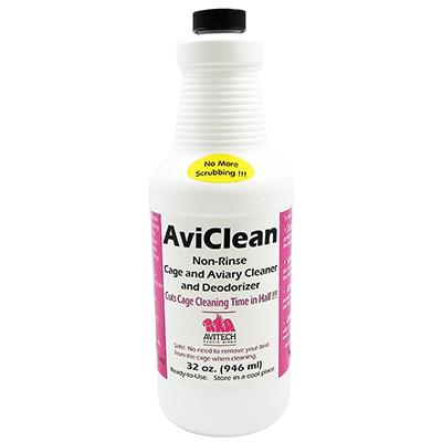 AviClean Non-Rinse Cage and Aviary Cleaner 32oz AviClean Non-Rinse Cage and Aviary Cleaner 32oz