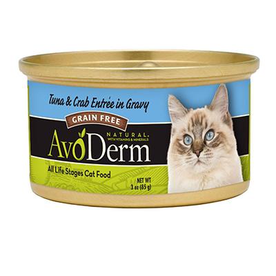 AvoDerm Cat Tuna Crab 3 oz Can AvoDerm Cat Tuna Crab 3 oz Can