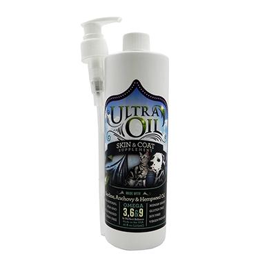 Ultra Oil Hemp Pet Skin & Coat Supplement 16 oz. Click for larger image Ultra Oil Hemp Pet Skin & Coat Supplement 16 oz. Click for larger image