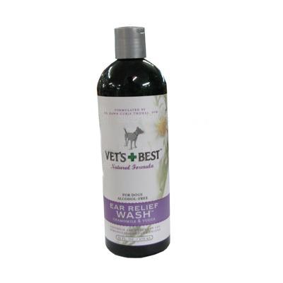 Veterinarian's Best Natural Care Pet Ear Relief Wash 16 oz Click for larger image