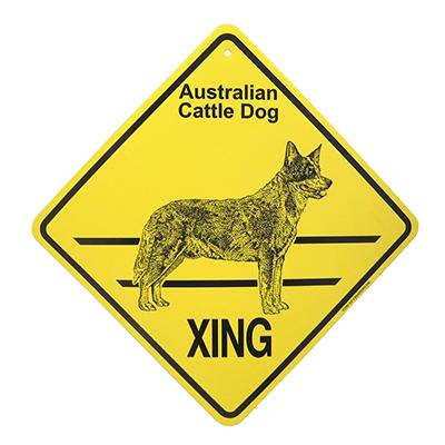 Xing Sign Australian Cattle Dog Plastic 10.5 x 10.5 inches Xing Sign Australian Cattle Dog Plastic 10.5 x 10.5 inches