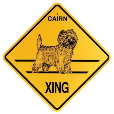 Xing Sign Cairn Terrier Plastic 10.5 x 10.5 inches