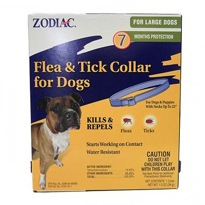 Zodiac Flea and Tick Collar 7 Month Large Dog Click for larger image